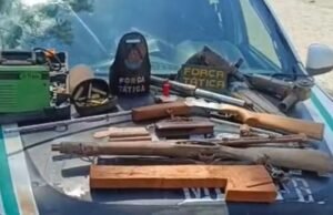 Oficina clandestina de armas de fogo é fechada pela Polícia Militar em Barbalha e homem é preso