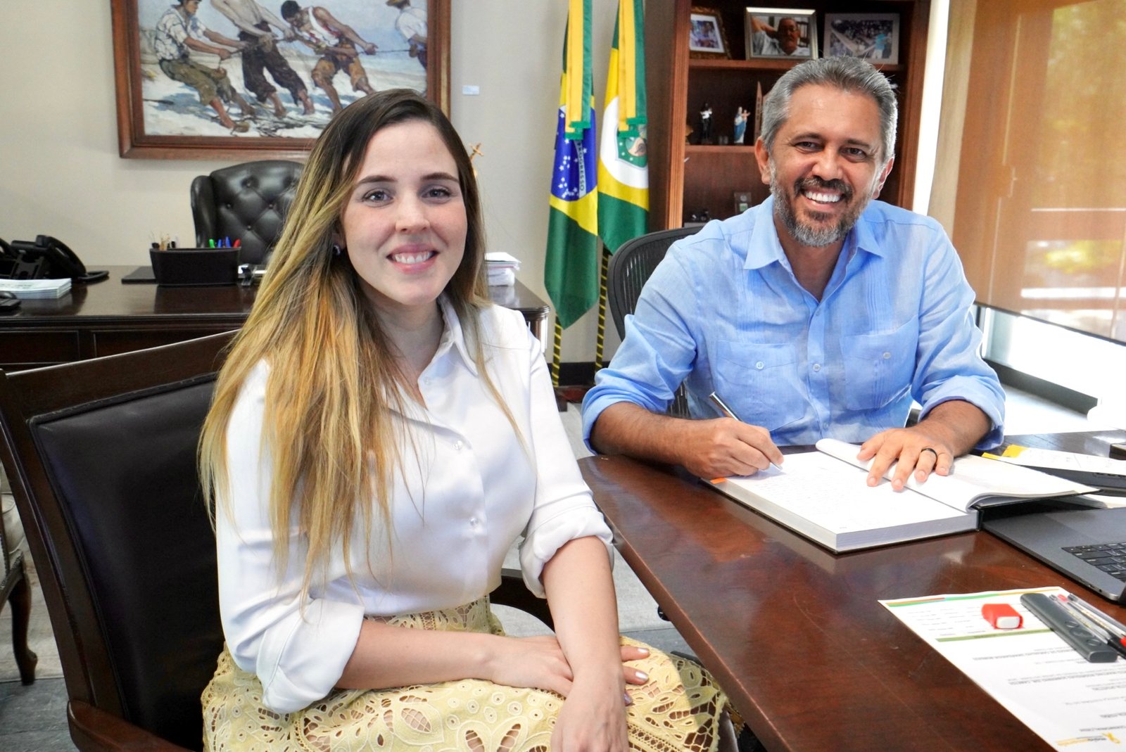 Jade Romero e Elmano