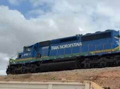 Primeira carga da Transnordestina chega ao Ceará carregada de milho