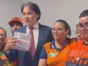 Eunício recebe reconhecimento dos agentes de saúde pela aprovação do piso nacional da categoria