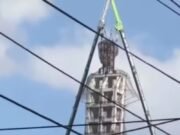 Após quase 40 anos, estátua de Santo Antônio recebe cabeça em Caridade