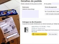 Homem compra iPhone de R$ 4,1 mil pela internet e recebe caixa de chocolate