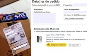 Homem compra iPhone de R$ 4,1 mil pela internet e recebe caixa de chocolate