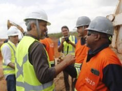 Com 80% da Fase 1 concluída, governador Elmano de Freitas acompanha avanço das obras da Transnordestina