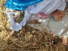 Imagem de Nossa Senhora é destruída em ato de vandalismo em presépio de Canindé