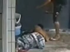 Homem em situação de rua sofre agressão brutal em Fortaleza; ataque é registrado por câmera