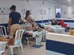 Pacientes sofrem com calor após falha no ar-condicionado em sala de medicação do HGF