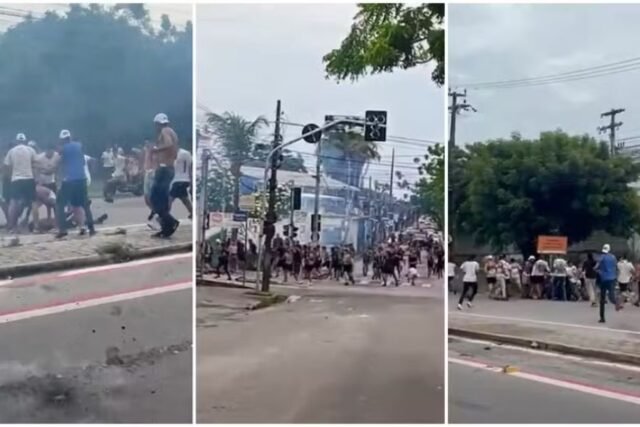 Tumulto entre Ceará e Fortaleza