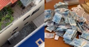 Em operação da PF sobre caso Master, homem joga mala com dinheiro pela janela