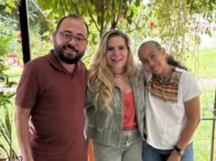 Luizianne Lins se reúne com Heloísa Helena e Wesley Diógenes, do Rede Sustentabilidade
