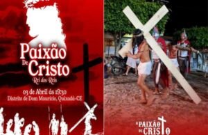 Paixão de Cristo em Quixadá une devoção, arte e memória coletiva nesta sexta, 3