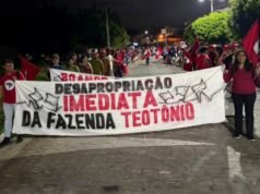 MST ocupa Fazenda Córrego, em Madalena, e cobra avanço da reforma agrária no Ceará