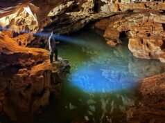 Após chuvas intensas, rio volta a aparecer em Gruta de Ubajara