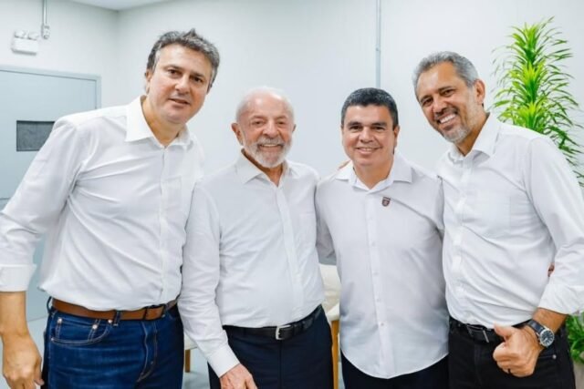 Camilo, Lula, Chagas e Elmano
