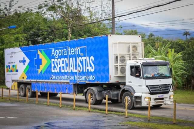 Carreta de exames de imagem para diagnóstico precoce de doenças