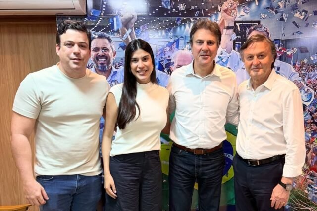 Matheus Gois, Manoela Pimenta, Camilo Santana e Cirilo Pimenta
