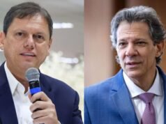 Datafolha: Tarcísio alcança 46% no 1º turno, enquanto Haddad soma 30%