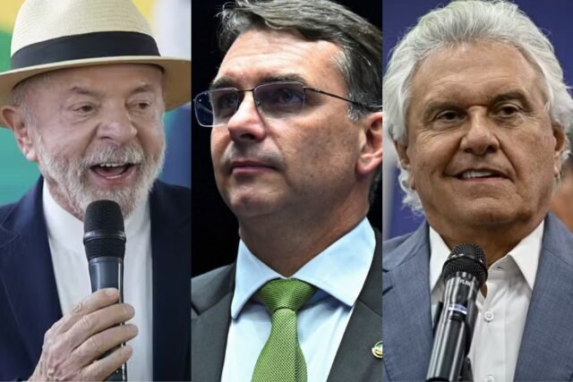 Lula, Flávio e Caiado