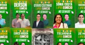 Prefeitos e lideranças usam redes sociais para endossar apoio a Eunício Oliveira para o Senado