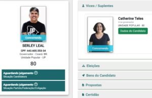 Serley Leal e Catherine Teles registram candidatura ao Governo do Ceará pelo UP