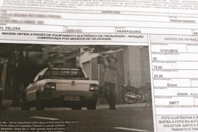 Multa de trânsito