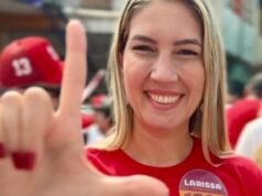 Larissa Gaspar inaugura hoje, 21, comitê central no Benfica