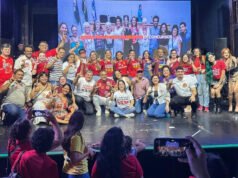 Com presença de apoiadores, Larissa Gaspar lança candidatura a deputada federal