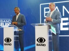 Ciro e Elmano elevam tom em primeiro debate e trocam acusações sobre segurança, saúde e gestão