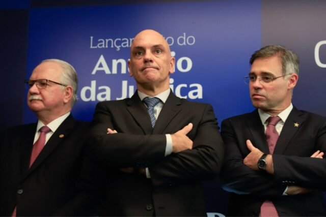 Edson Fachin, Alexandre de Moraes e André Mendonça