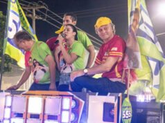 Manu Pimenta mobiliza apoiadores para atos políticos no Sertão Central e em Fortaleza na reta final da campanha