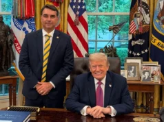 Flávio Bolsonaro contou com apoio do governo Trump para fuga, que sinalizou asilo a senador, dizem aliados