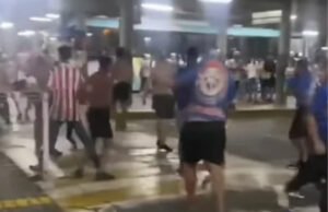 Jogo entre Fortaleza e CRB termina em tumulto entre torcedores no Terminal da Parangaba