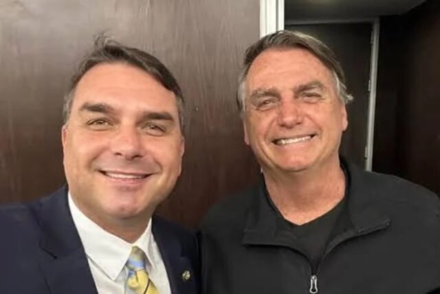 Flávio e Bolsonaro