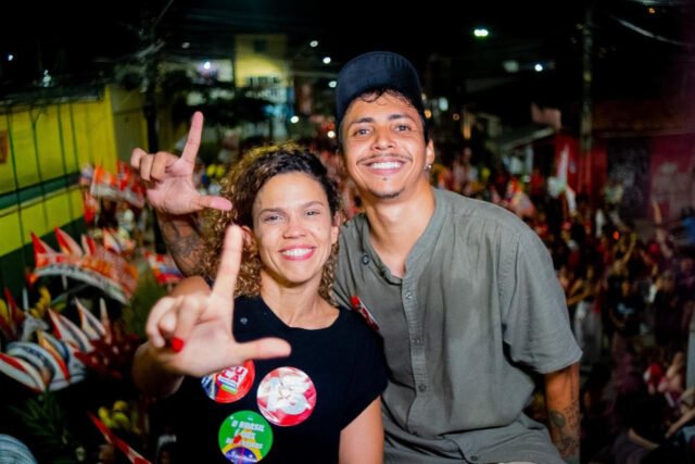 Luísa Cela e Léo Suricate