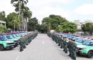Polícia Militar recebe 40 novas viaturas para reforçar policiamento em 19 municípios do Ceará